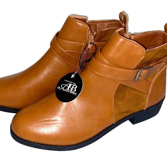 Comfort by Alexis Bendel Golda Women's Ankle Boot Tan Size 7 - Picture 2 of 8